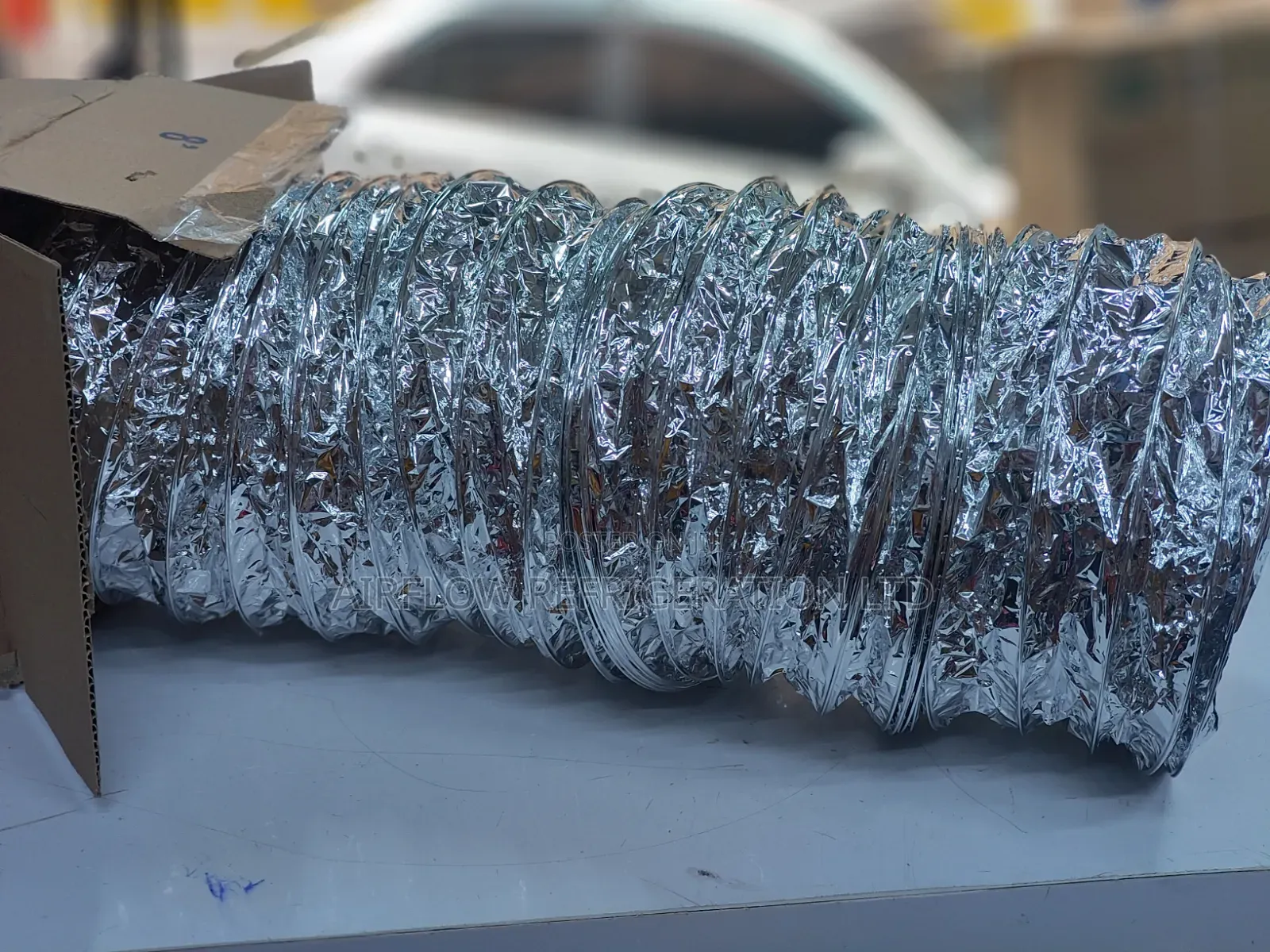 8" Flexible Duct Un Insulated and Insulated