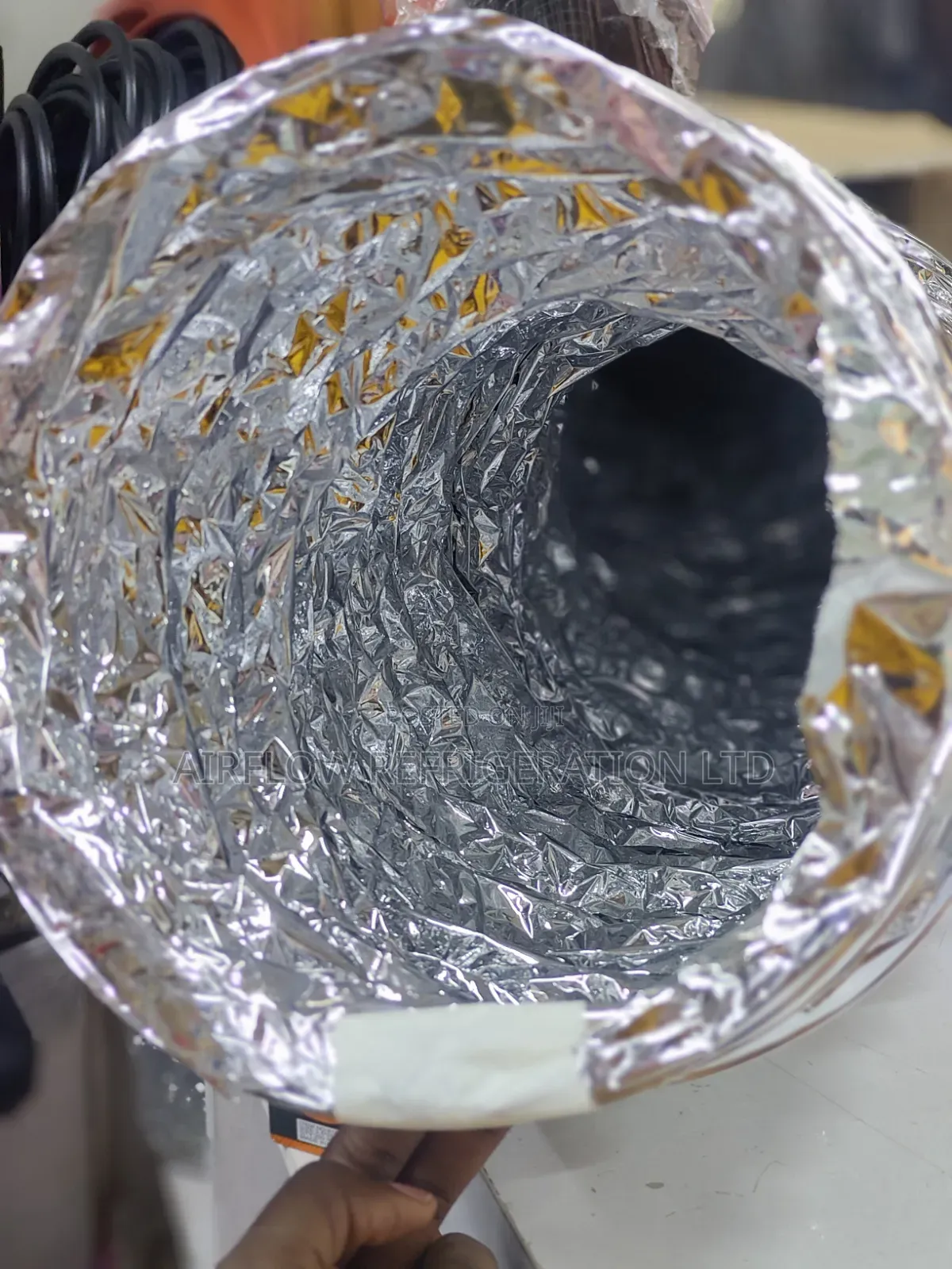 8" Flexible Duct Un Insulated and Insulated