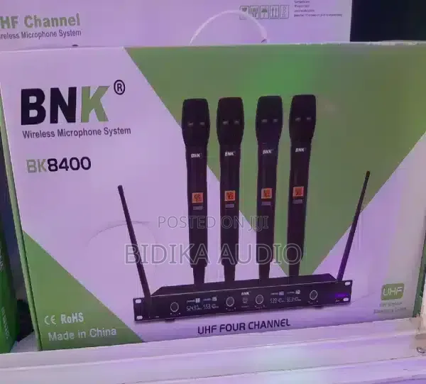BNK BK8400 Wireless Microphone System
BNK BK8400 Wireless