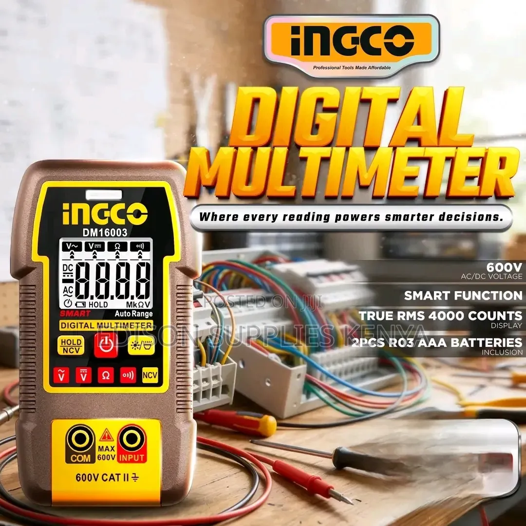 Smart Ingco Digital Multimeter 600v Cat. Ii Tester Multimeter Dm16003