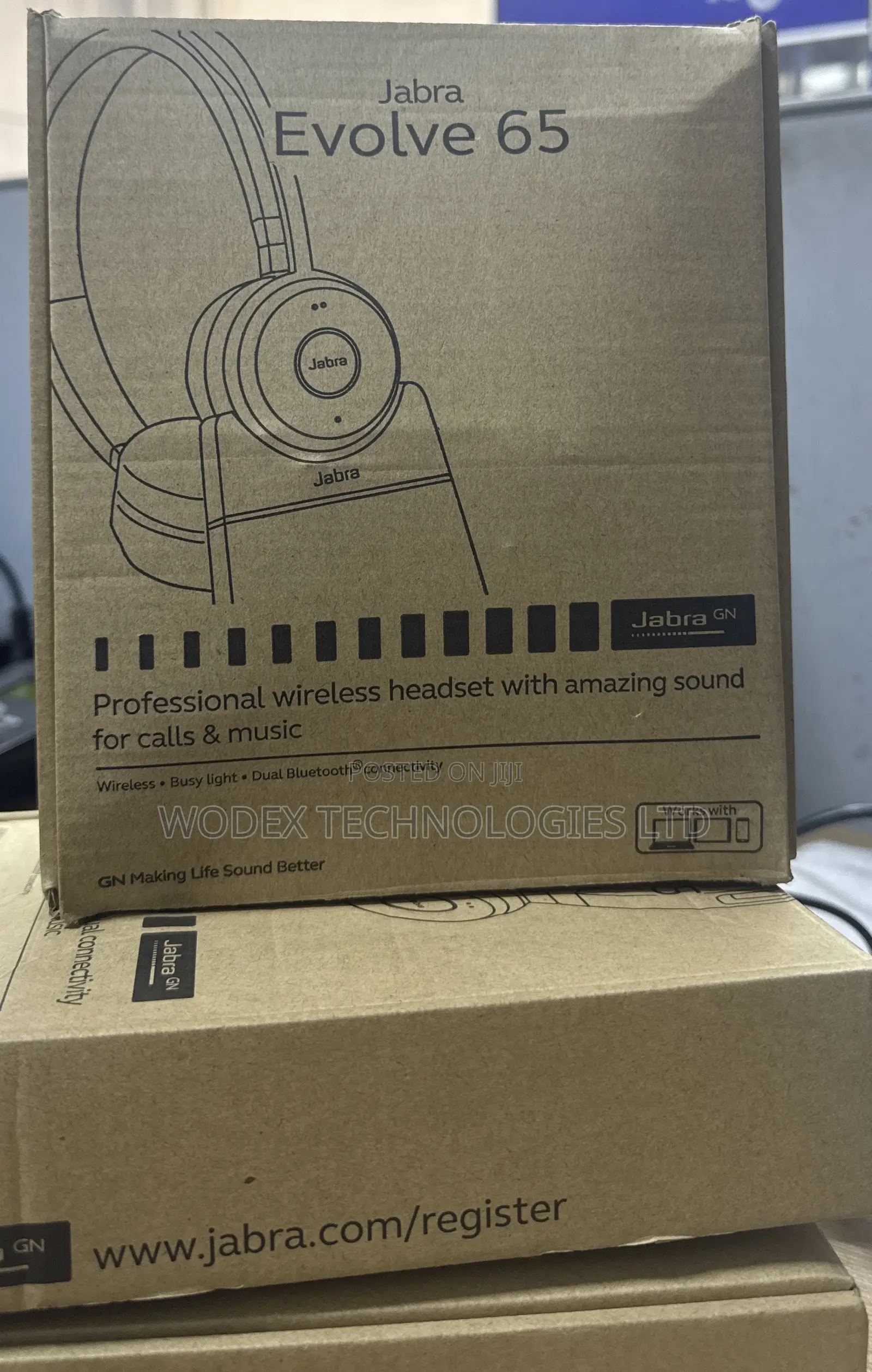 Jabra Evolve 65 Stereo UC