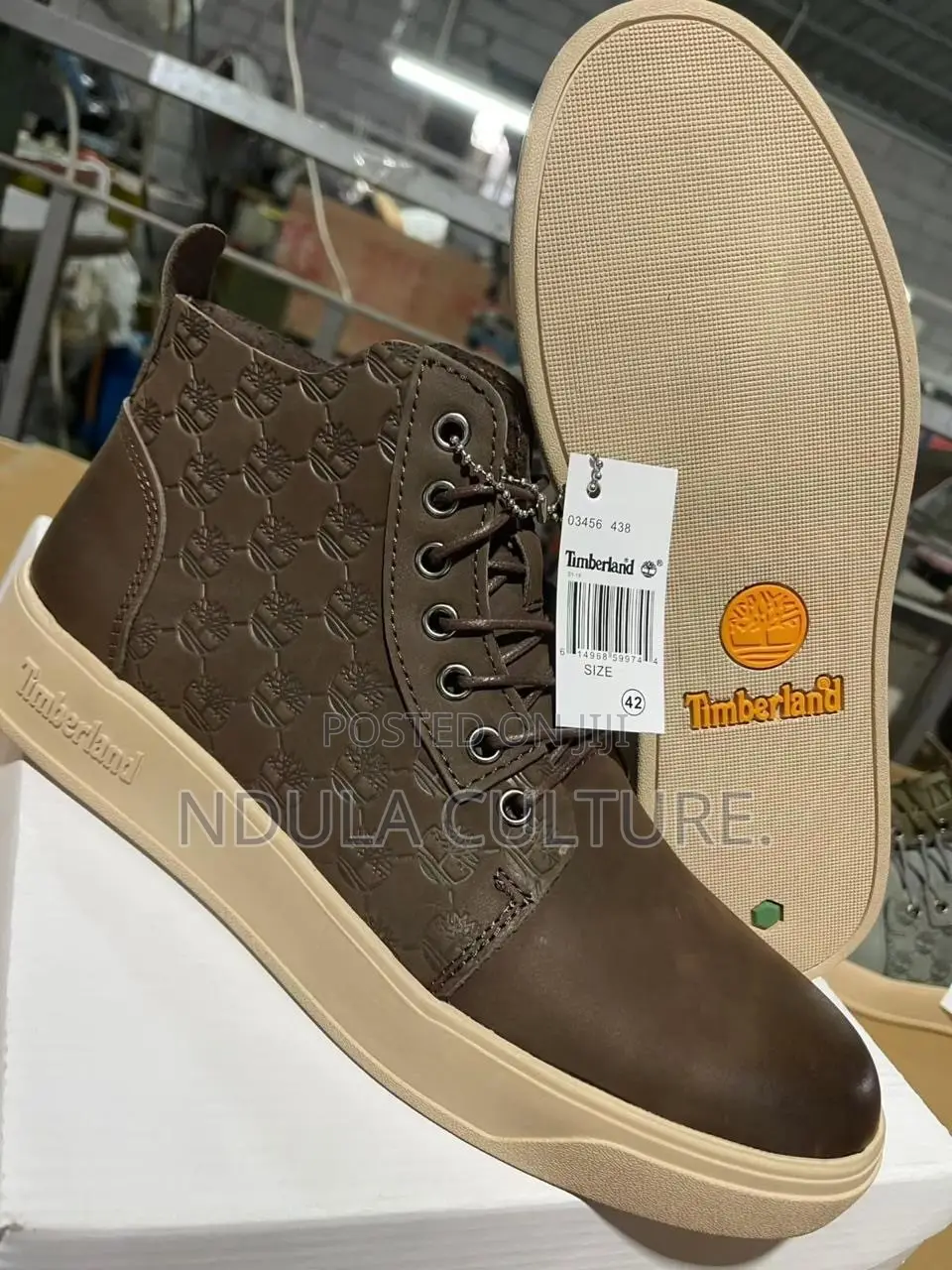 Timberland Logos High Top Lace Up Boots