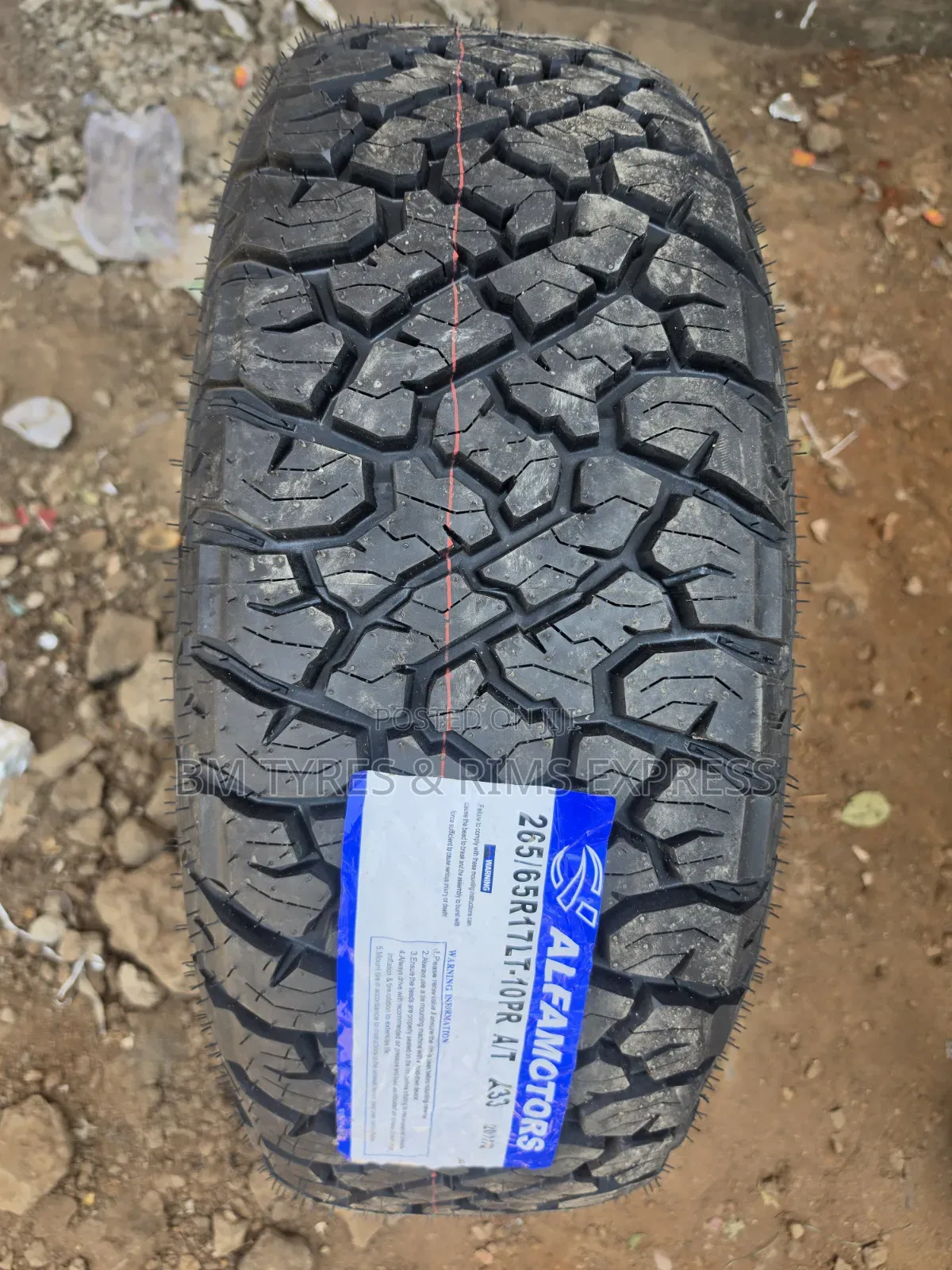 265 /65 R17 Alfamotors Tires (All Terrain)