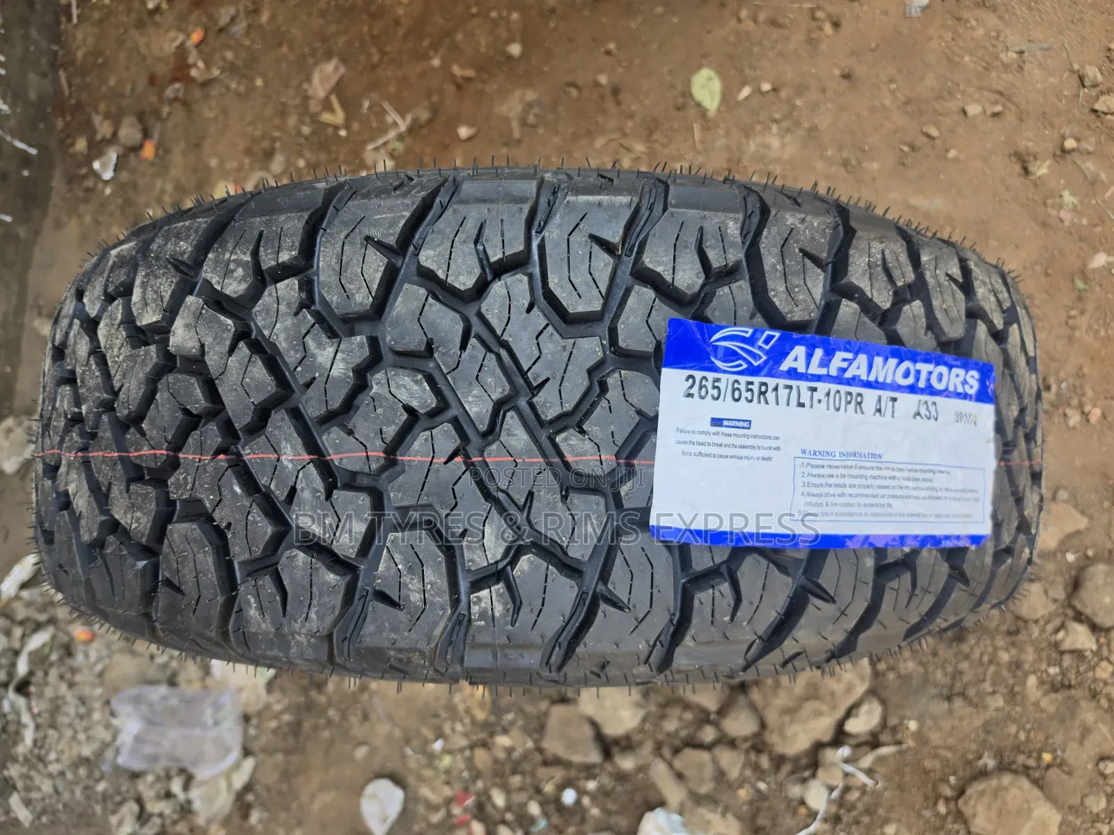 265 /65 R17 Alfamotors Tires (All Terrain)