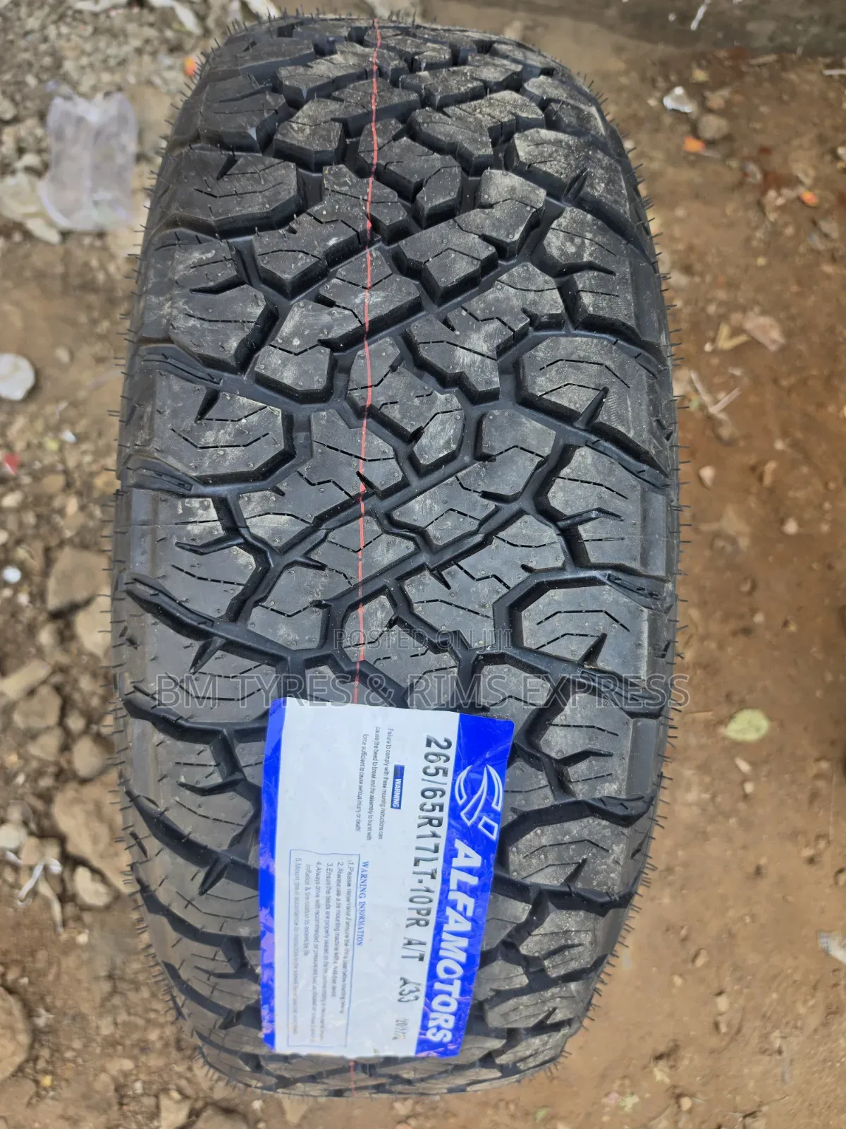 265 /65 R17 Alfamotors Tires (All Terrain)