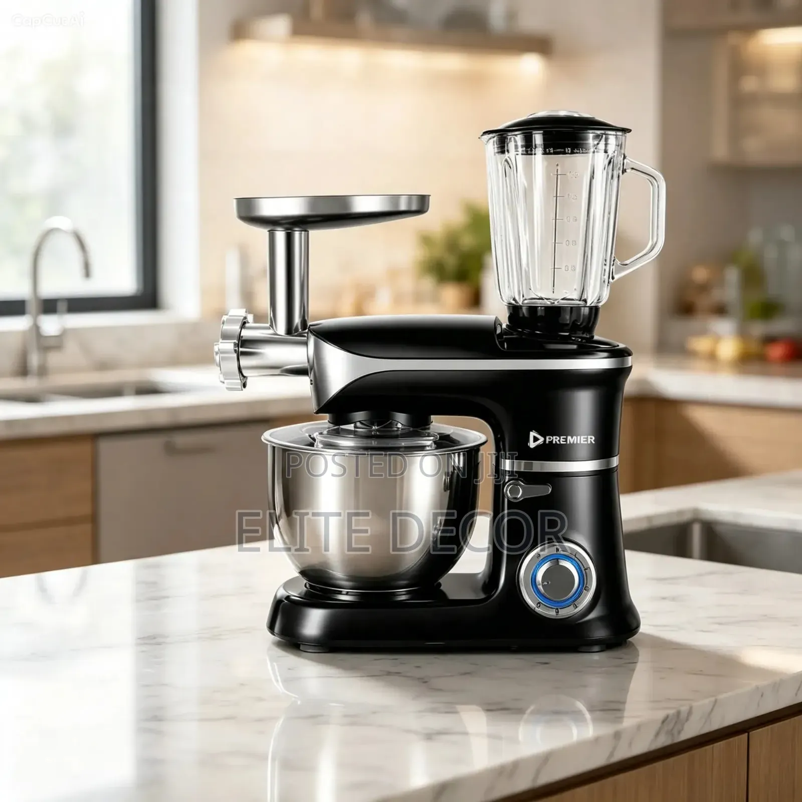 Premier PM506 3-in-1 Stand Mixer 6.5L + Blender + Meat Mincer