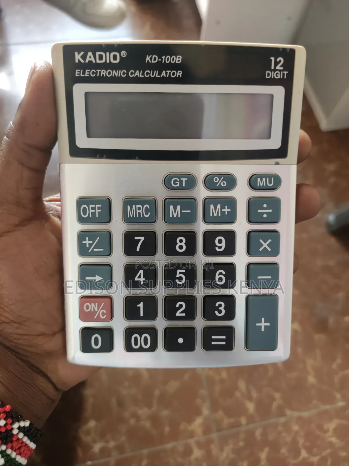 Calculators 12 Digits Kadio KD-100B Office Shop Mini Calculator