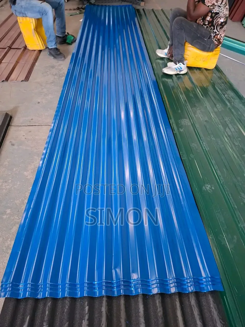 Corrugated Profile Glossy Finish