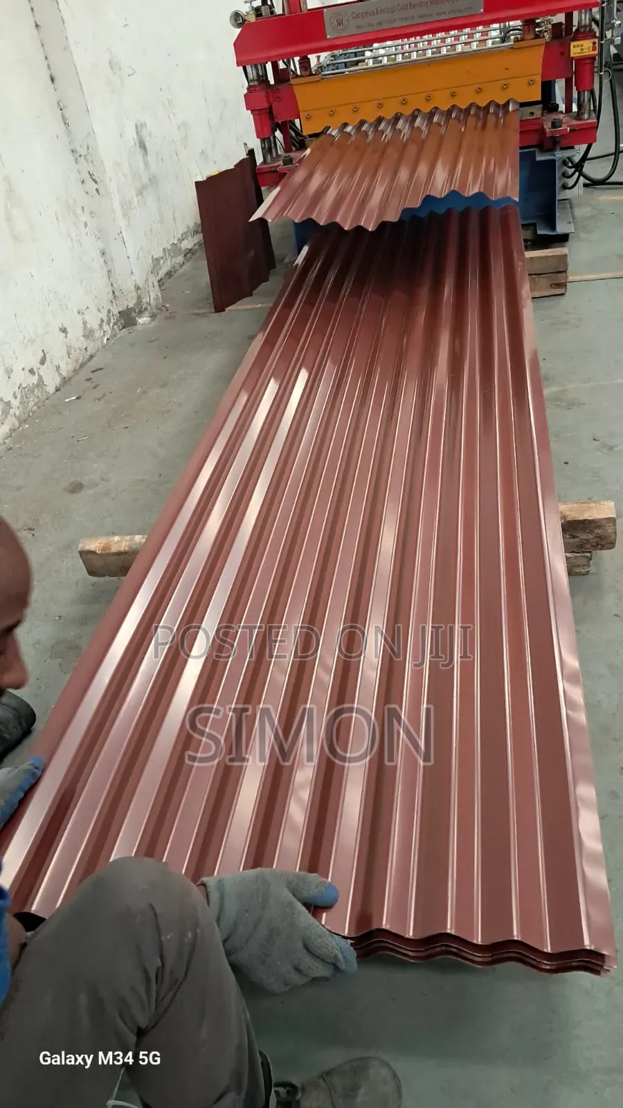 Corrugated Profile Glossy Finish