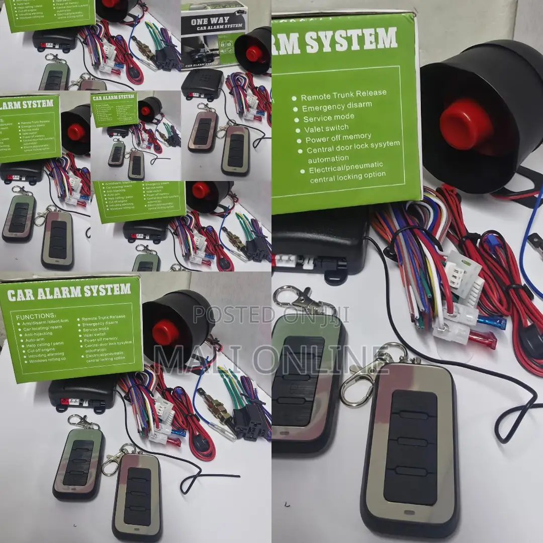 Car Alarm System Remote With Theft Security Siren