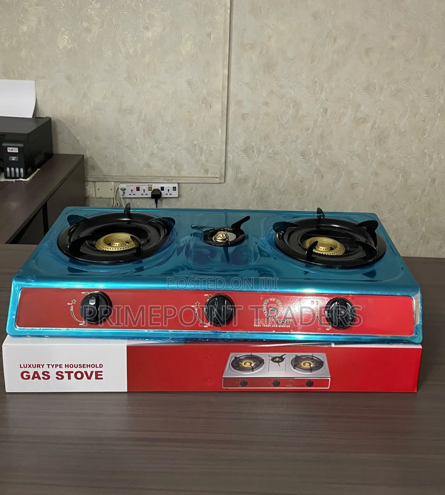 Smartpro Stainless Steel 3-Burner Gas Stove Convenient Kitchen Essenti