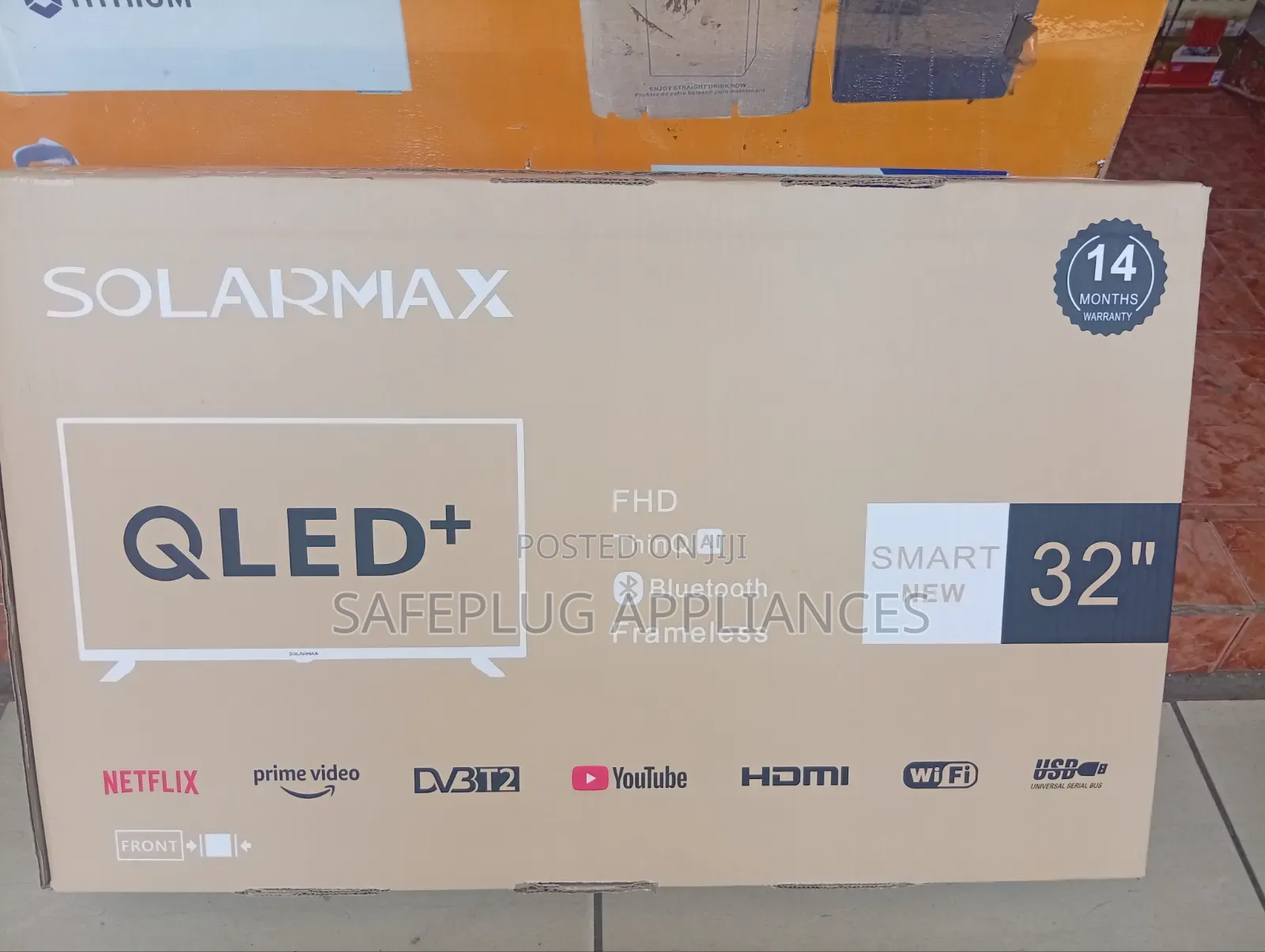 Solarmax 32" Smart LED TV – Stylish Home Entertainment Television 🔥