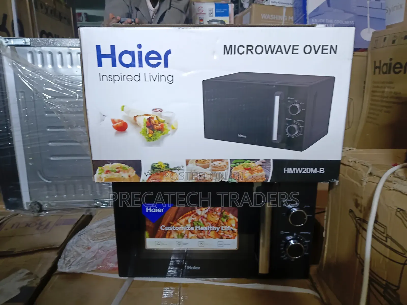 Haier 20 Litres Microwave – Black