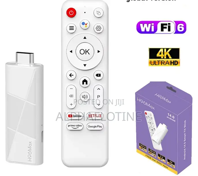 Android 14 H96 MAX RK3518 Smart TV Stick Supports 4K Ultra HD Reso"