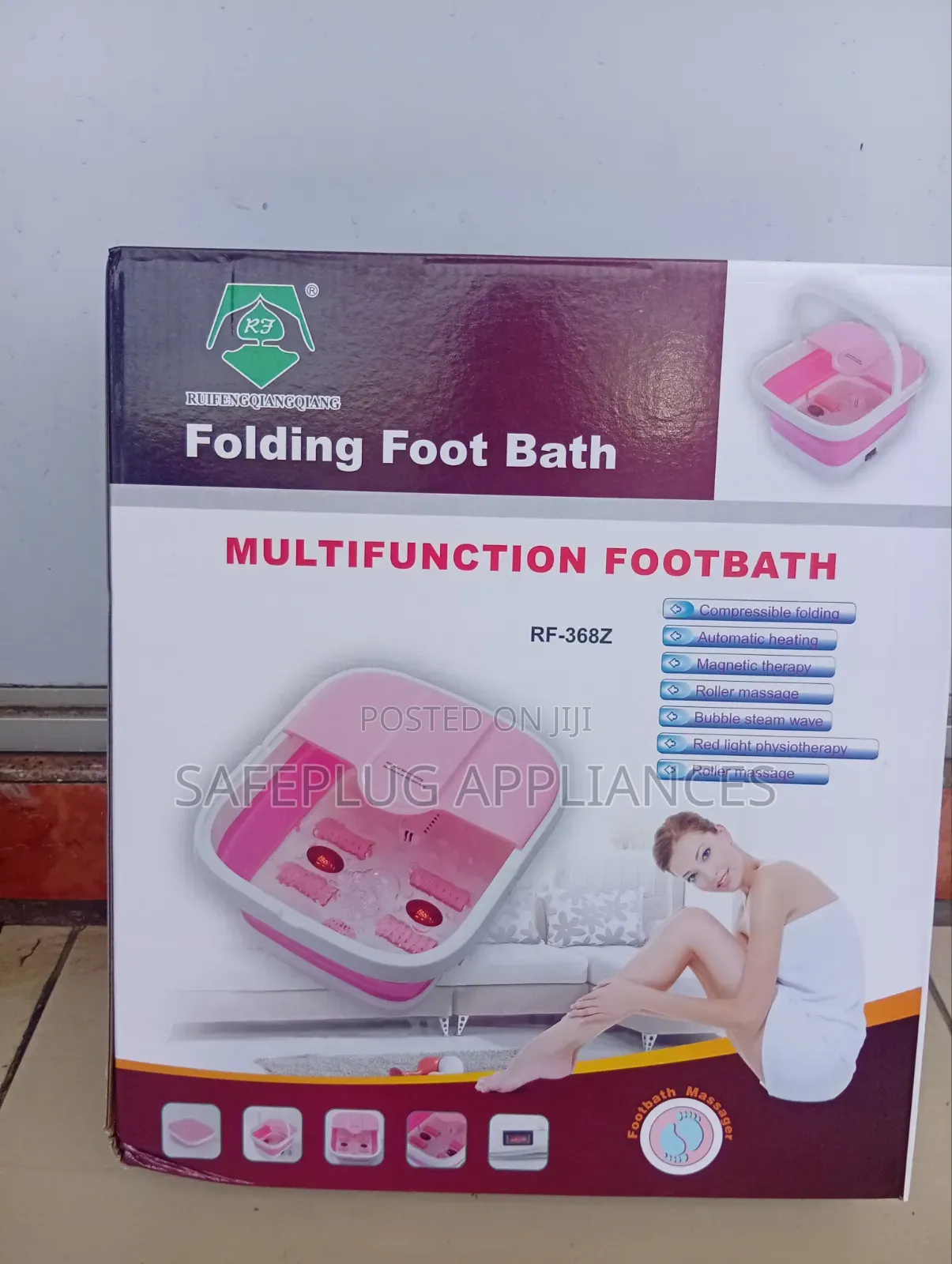 Portable Folding Foot Spa Basin – Convenient Foot Soaking Tub