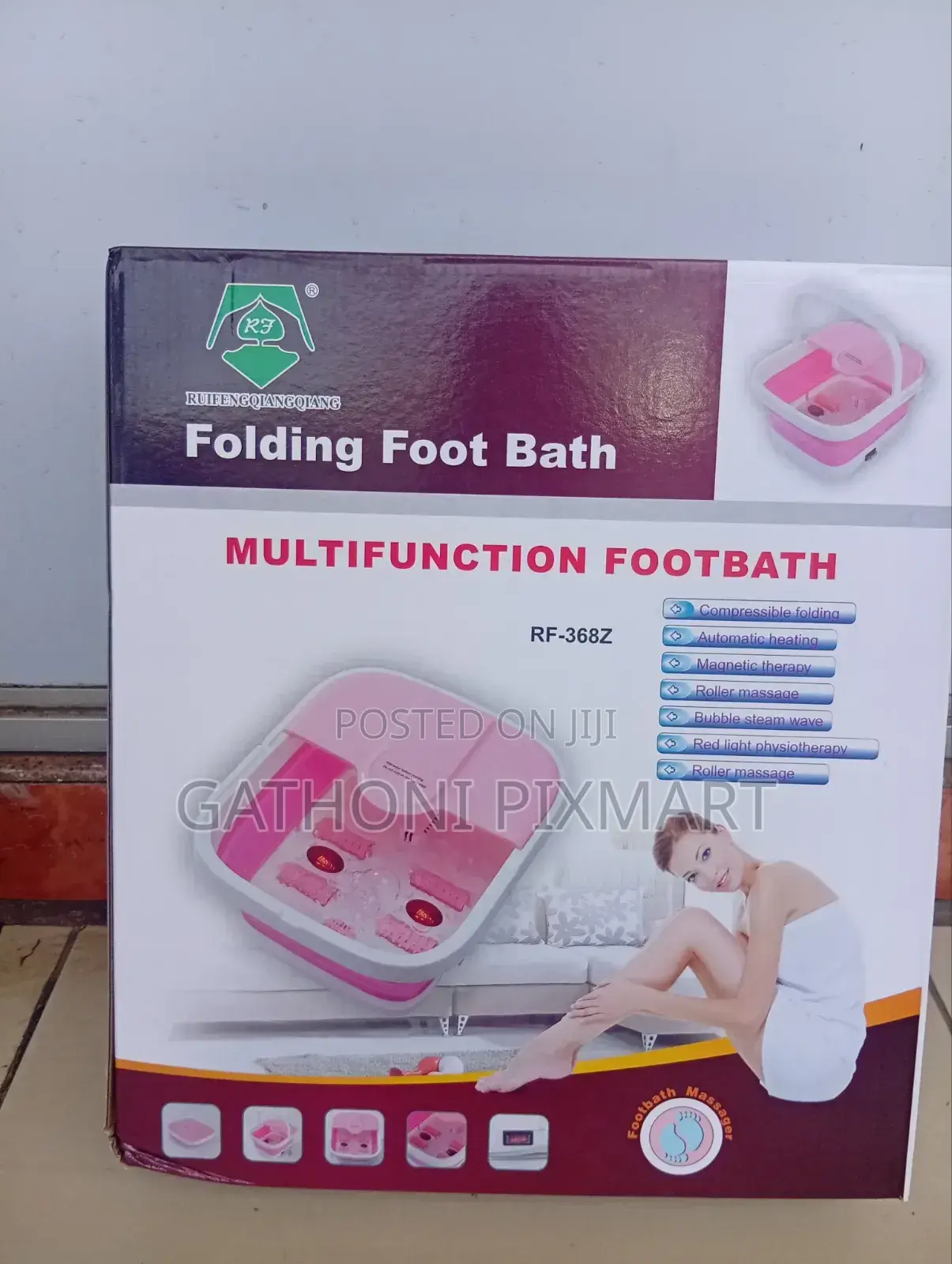 Portable Folding Foot Spa Basin – Convenient Foot Soaking Tub