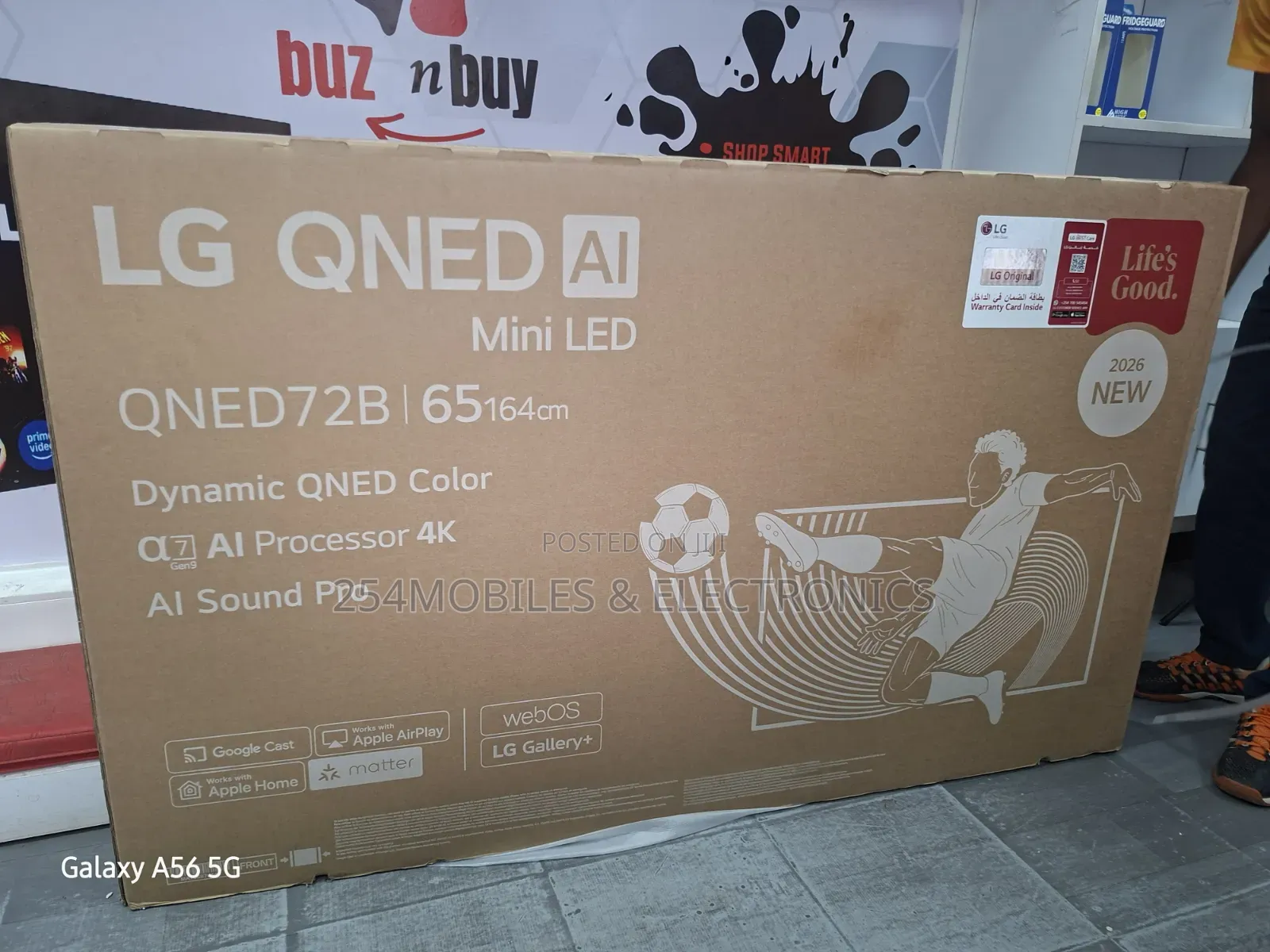LG 65 Inch Qned Mini Led 4k Smart TV 65qned72b6t