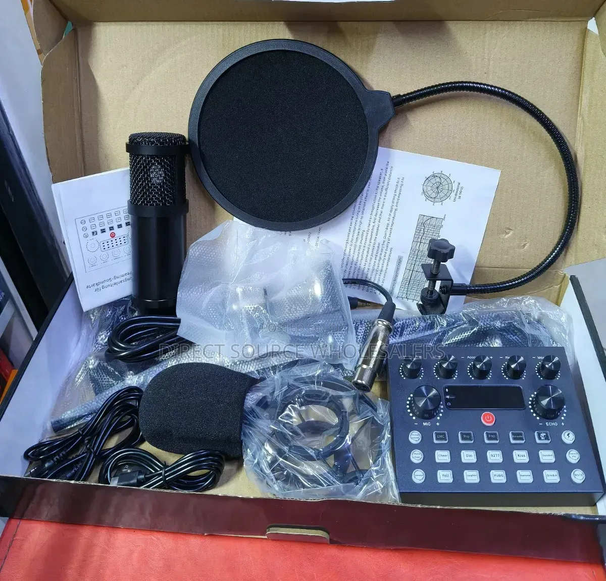 Upgrade Your Audio With the BM800 Condenser Microphone + V8SK Sound