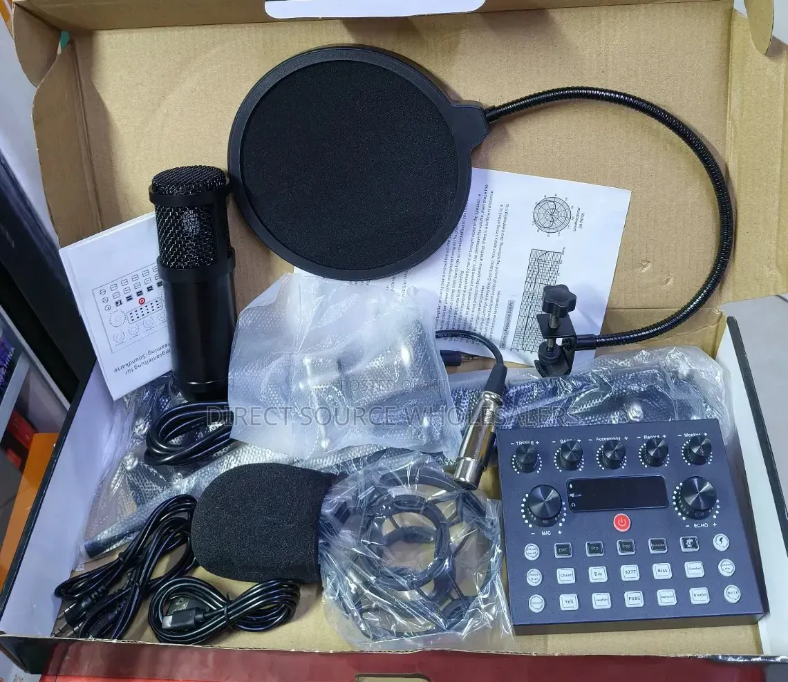 Upgrade Your Audio With the BM800 Condenser Microphone + V8SK Sound