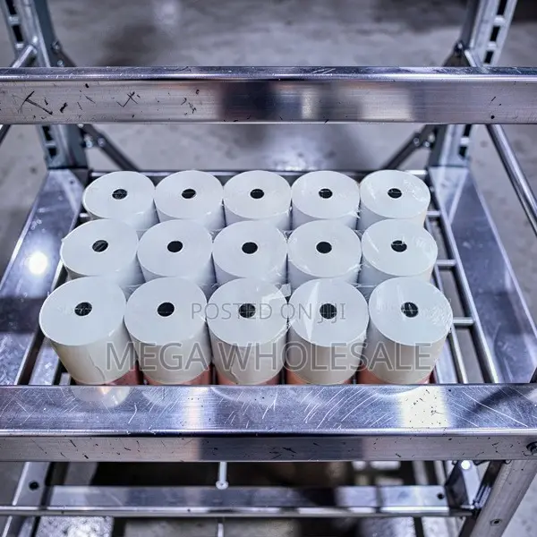 Clear Printing 15 Pieces of 80mm by 80mm by 13mm Thermal Paper Rolls.