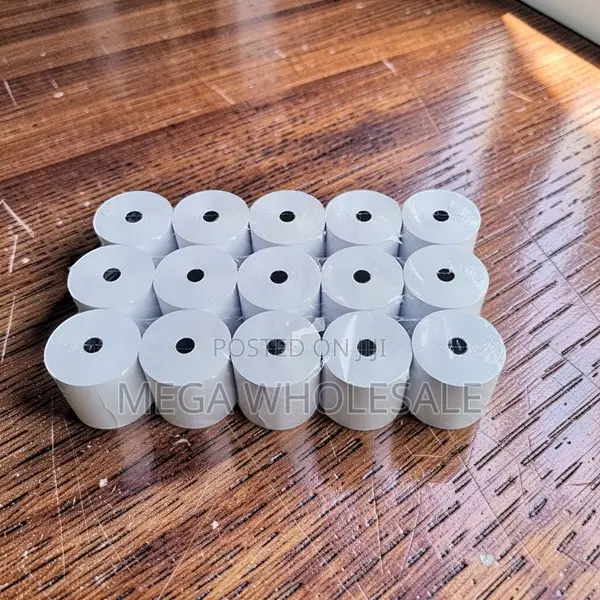 Fast Printing 15 Pieces of 80mm by 80mm by 13mm Thermal Paper Rolls