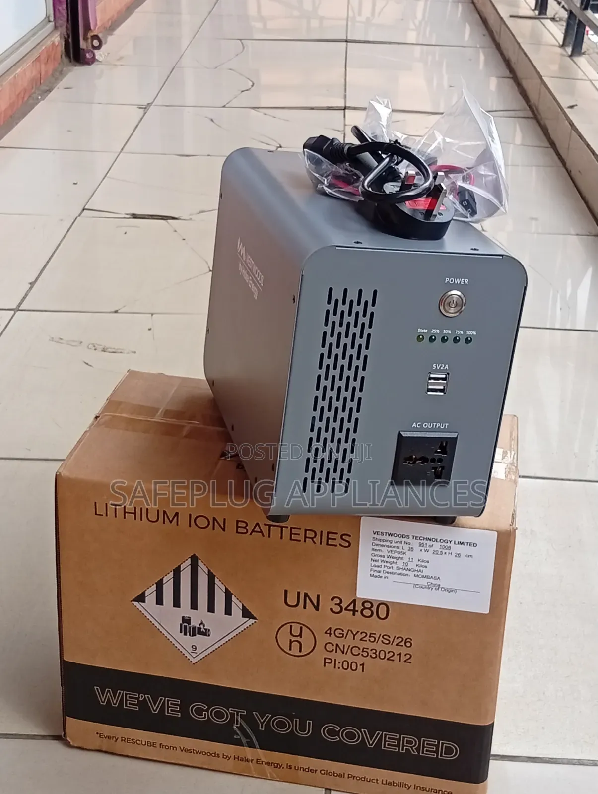 Vestwood 1000W Power Machine – Efficient Electrical Solution 🔥