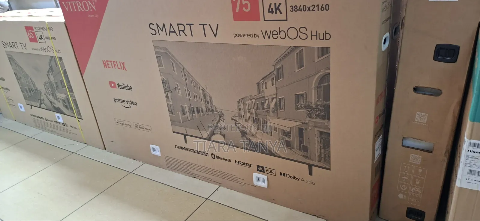 Vitron 75 Inch Smart TV HTC7588USWO – Stunning 4K UHD Display