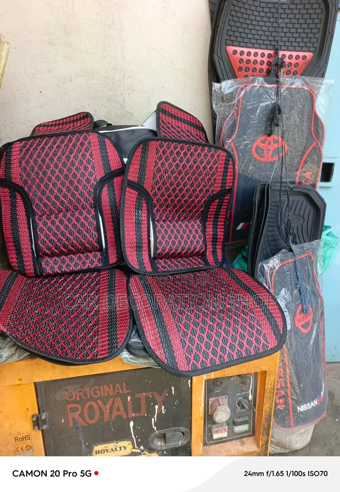 2pc Set Car Seat Cover Interior Protector