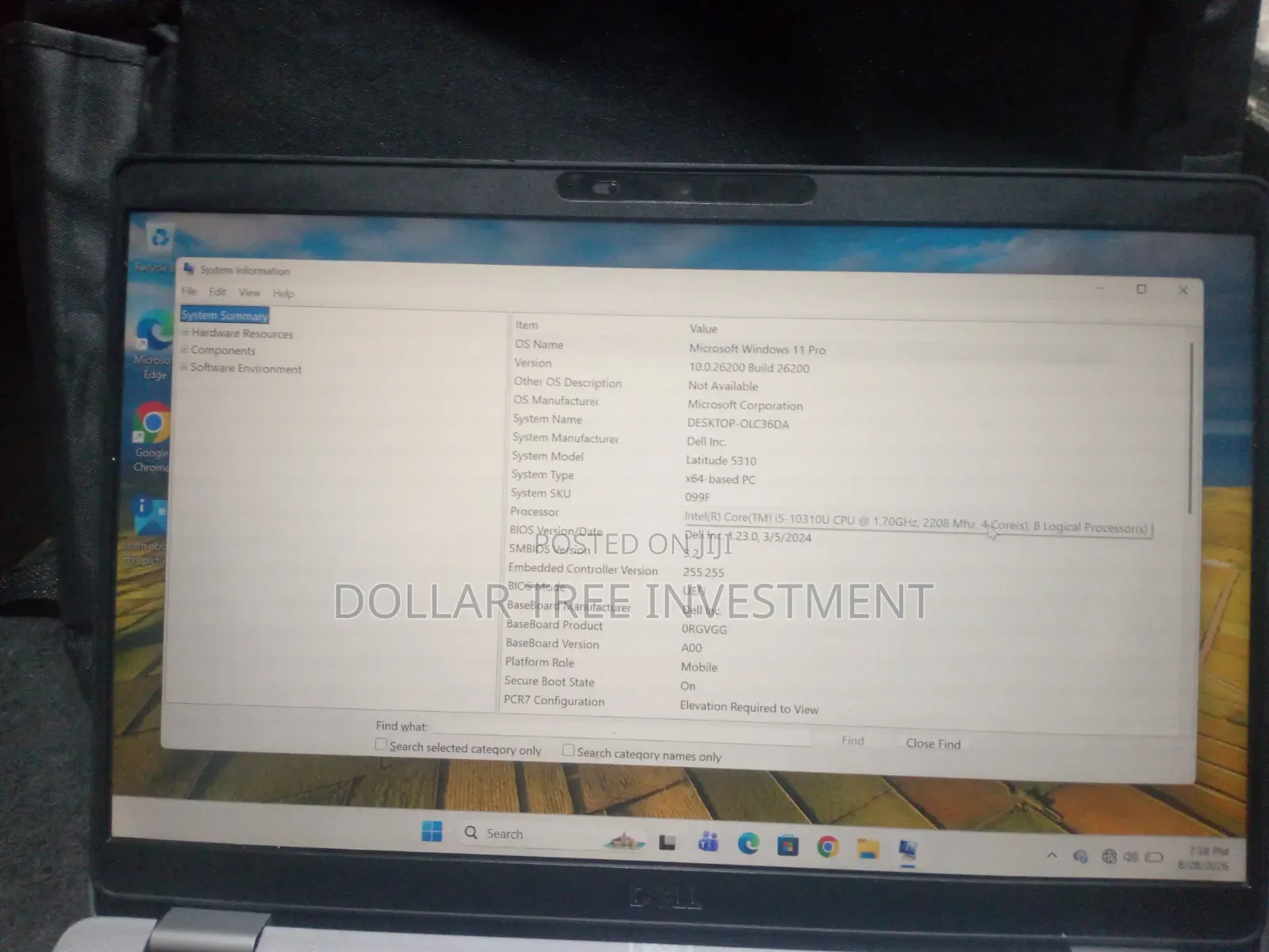 Laptop Dell Latitude 5510 8GB Intel Core i5 SSD 256GB