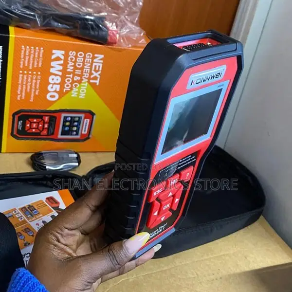. Konnwei KW850 Car OBD2 CAN Scan Tool Engine Fault Diagnostic Reader