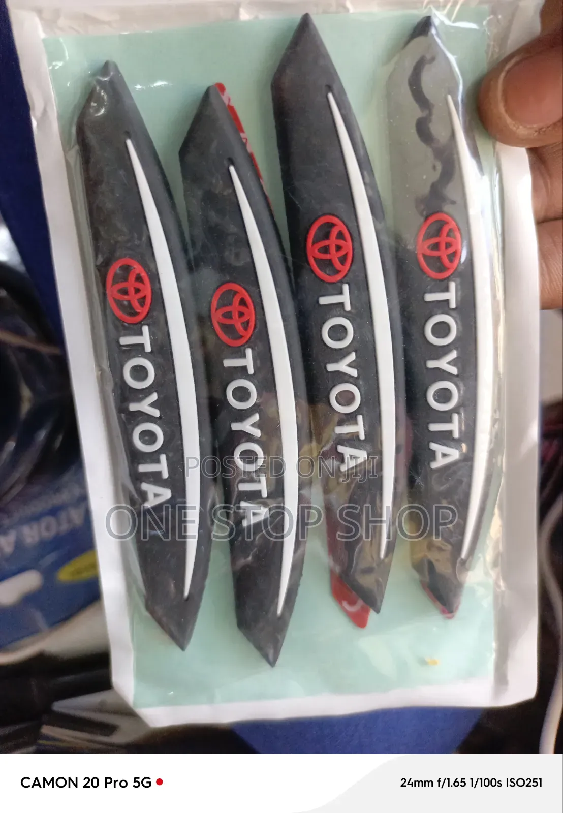 4pc Anticolliosion Scratch Protectors Branded Toyota Logo