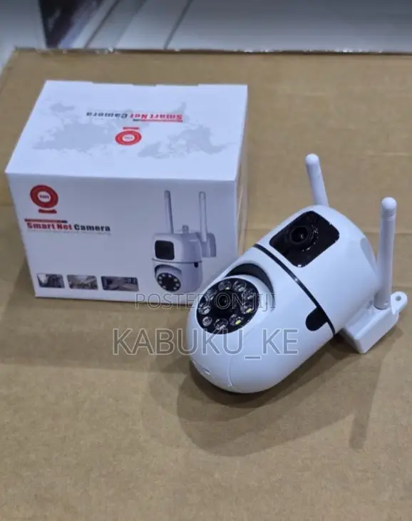 V380 Dual Lens Wifi Bulb Camera – Wall Mounted Security Camera