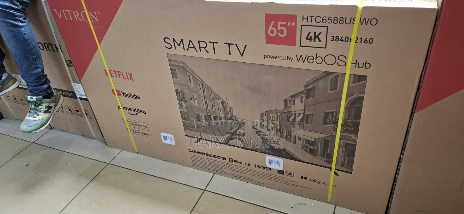 Vitron 65 Inch Smart TV Uhd TV Htc6588uswo Webos Led TV Bluetooth