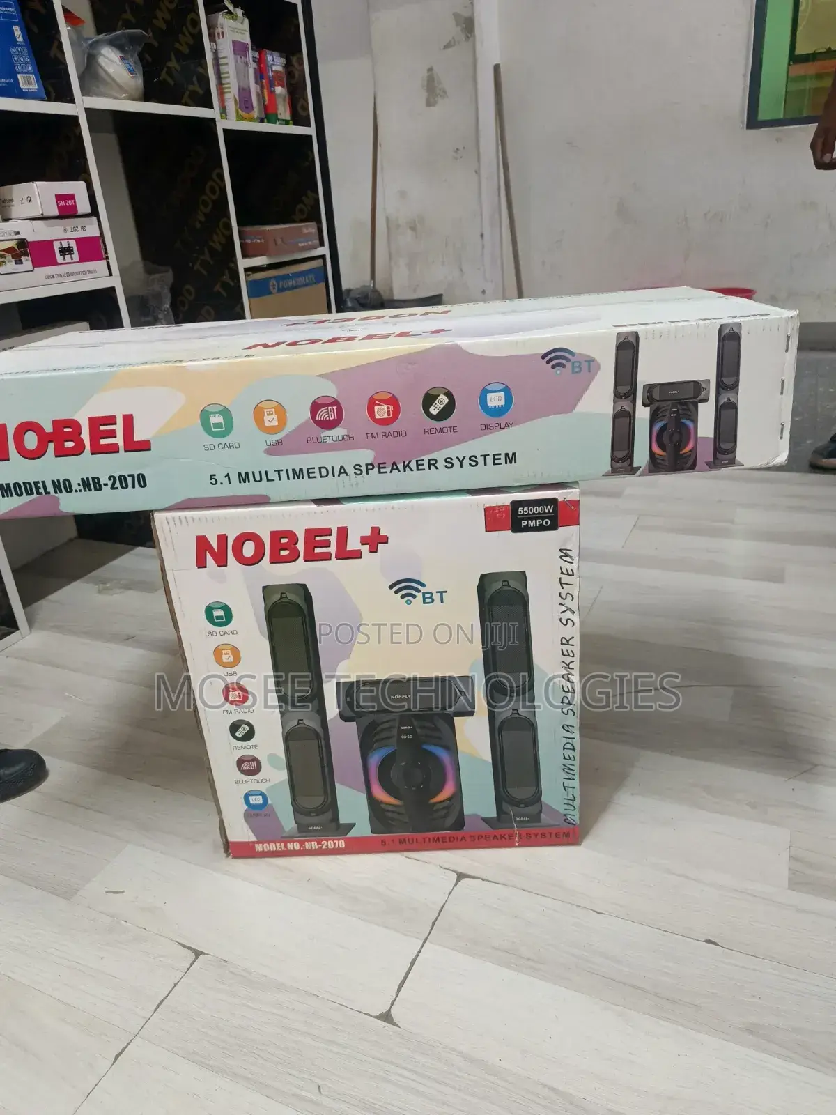 Nobell+ NB-2070 Home Theater 5.1 Channel Speaker System