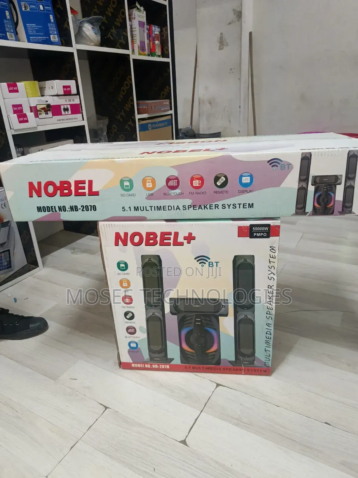 Nobell+ NB-2070 Home Theater 5.1 Channel Speaker System