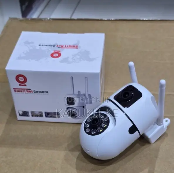 Wall Mount Bulb Dual Lens Wifi Camera