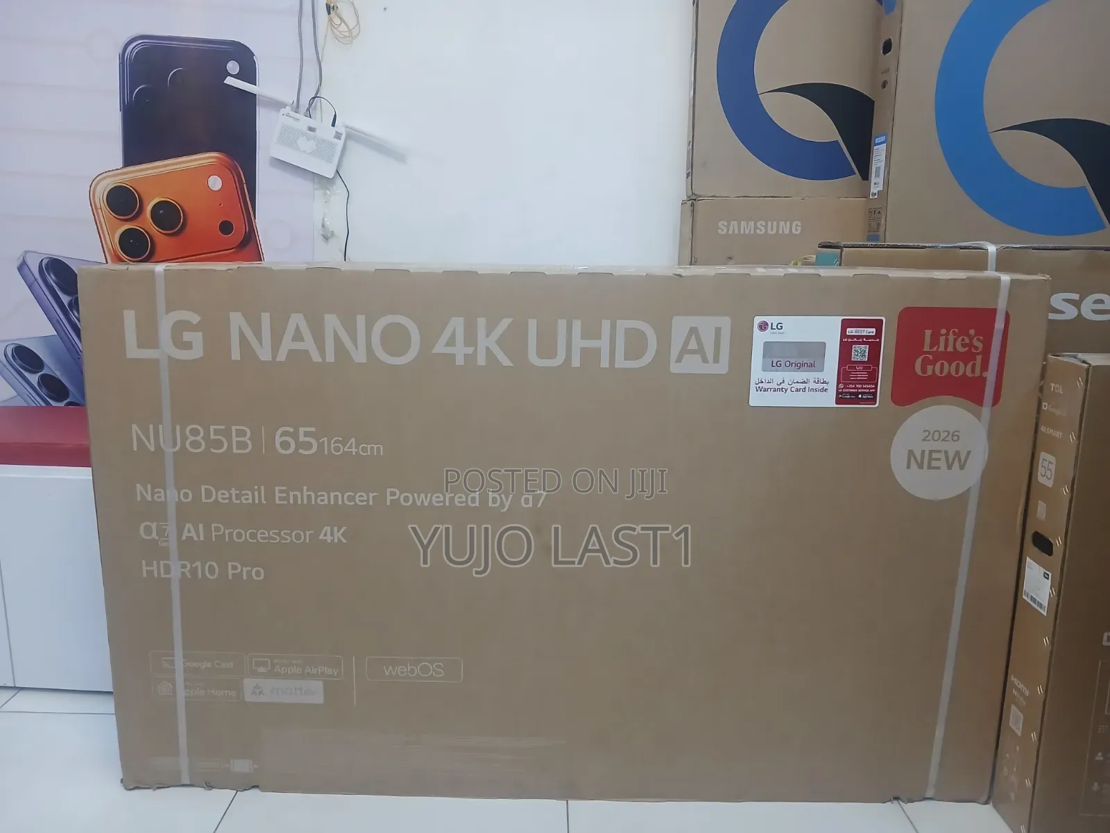 LG 65inch NU84 Nano UHD AI Smart Television – 65NU840B6LA
