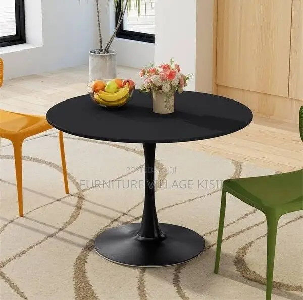 Home Furniture; Modern Black Marble Dining Table