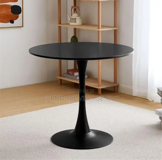Home Furniture; Modern Black Marble Dining Table