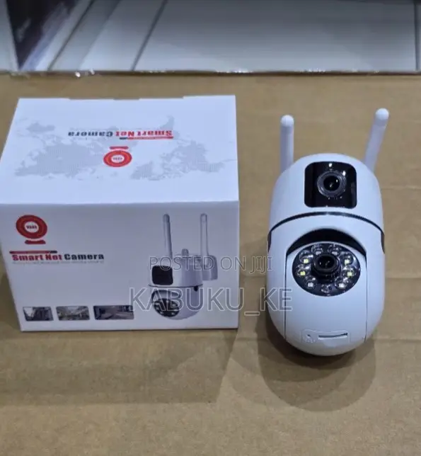 WIFI Wireless Surveillance Security Camera Dual Lens Wall Mounted