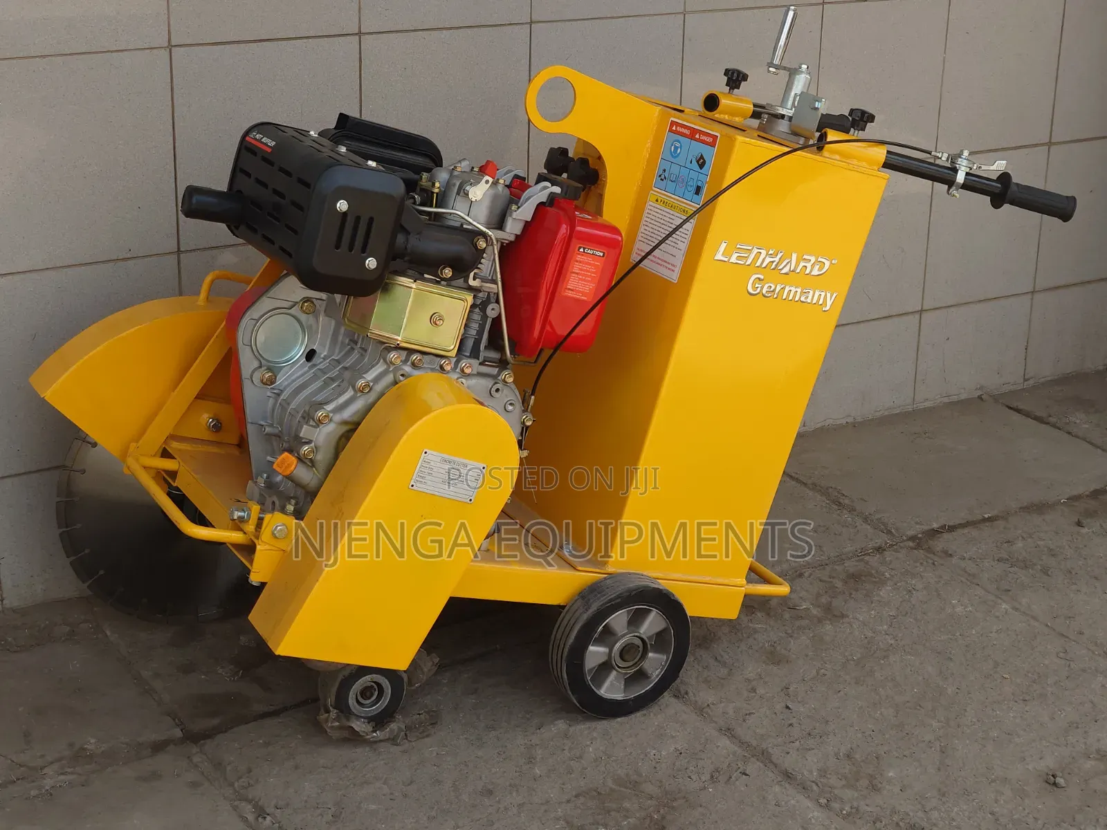 Lenhard Germany 400mm Heavy-Duty Concrete & Asphalt Road Saw