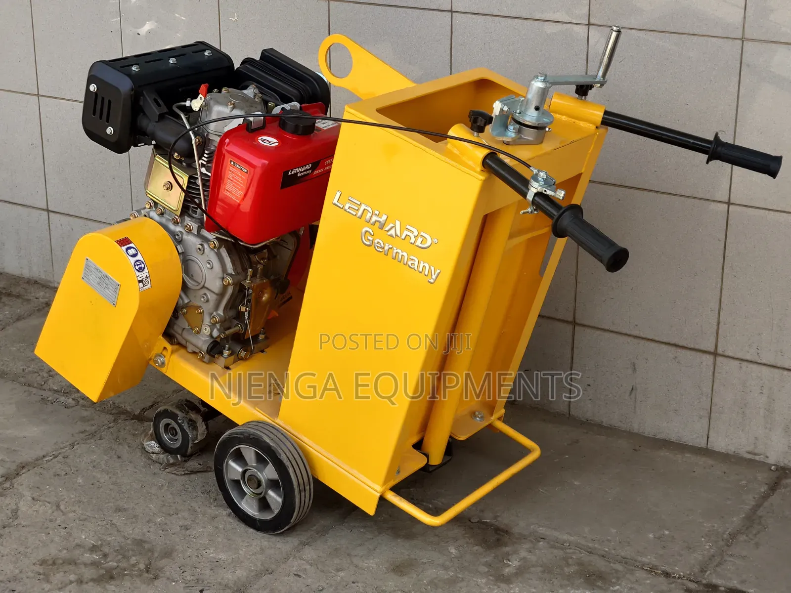 Lenhard Germany 400mm Heavy-Duty Concrete & Asphalt Road Saw