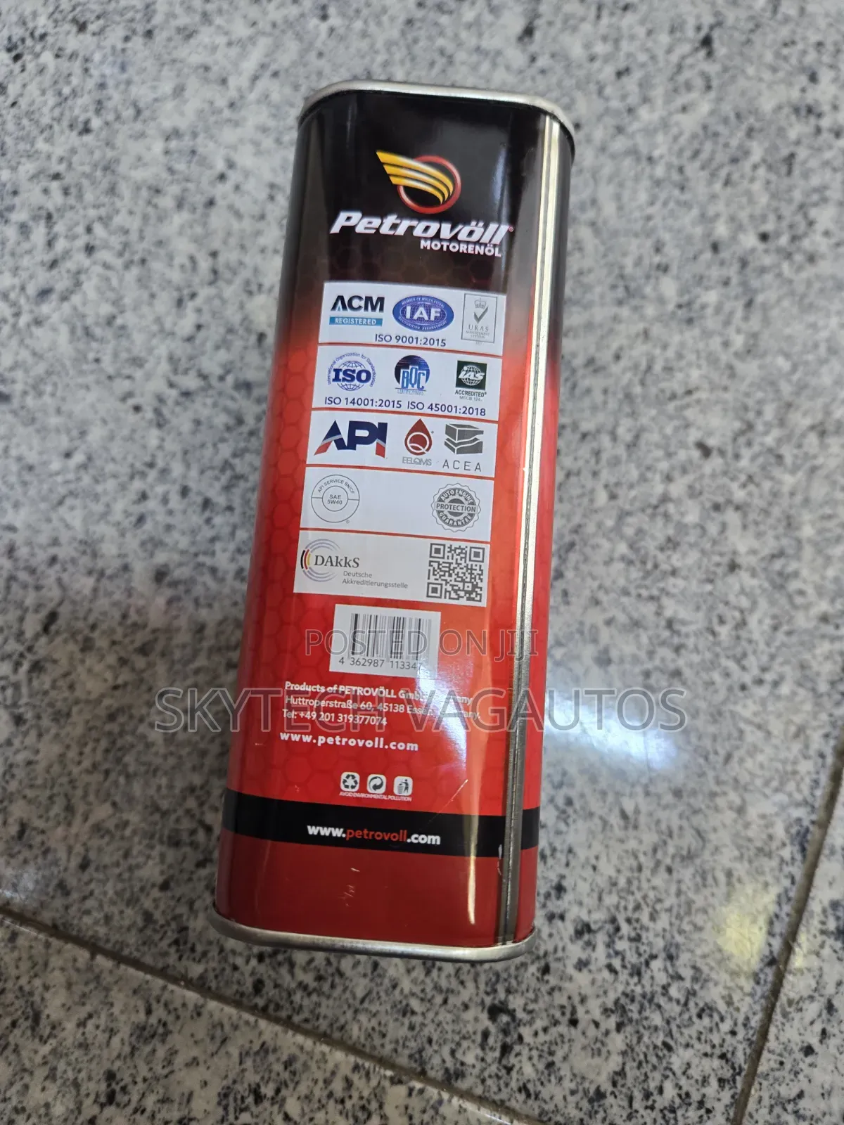 Engine Service Oil 5w 40 1LIT
