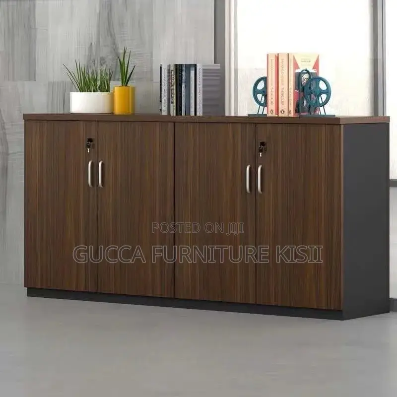 Credenza Cabinet; 4-Door Office Filling Credenza Cabinet