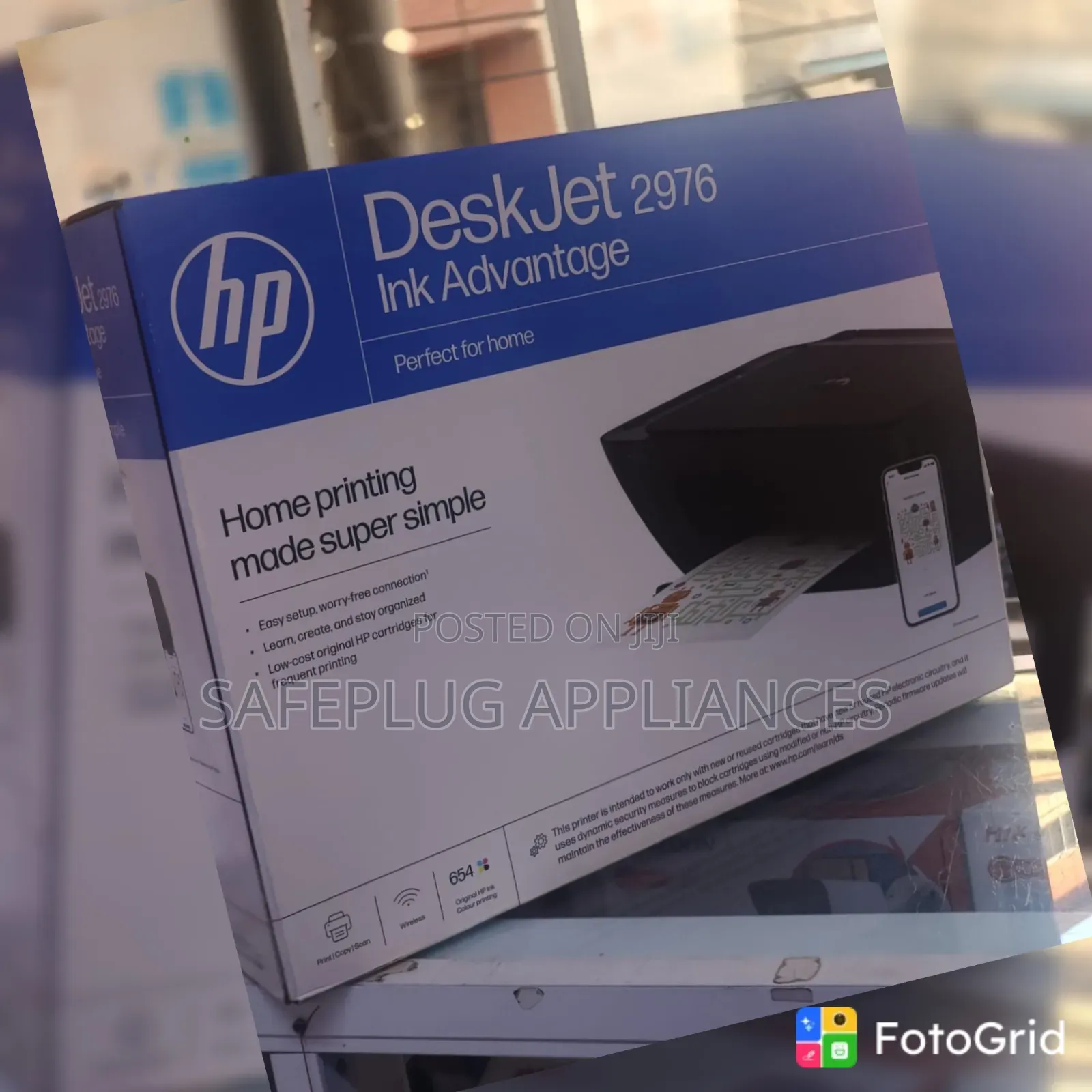 HP DeskJet 2976 All-in-One Printer – Print, Scan & Copy With Wi-Fi