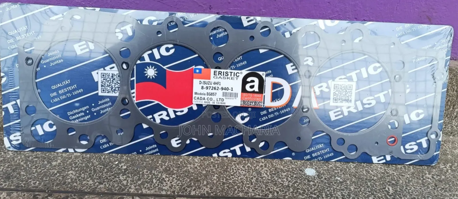 (4HF1) Metallic Cylinder Head Gasket for Isuzu NQR and Isuzu NPR