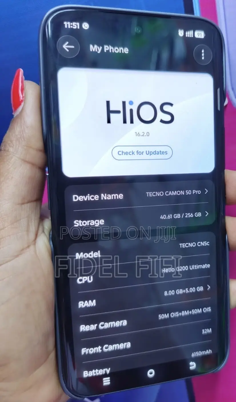Tecno Camon 50 Pro 256 GB Gray