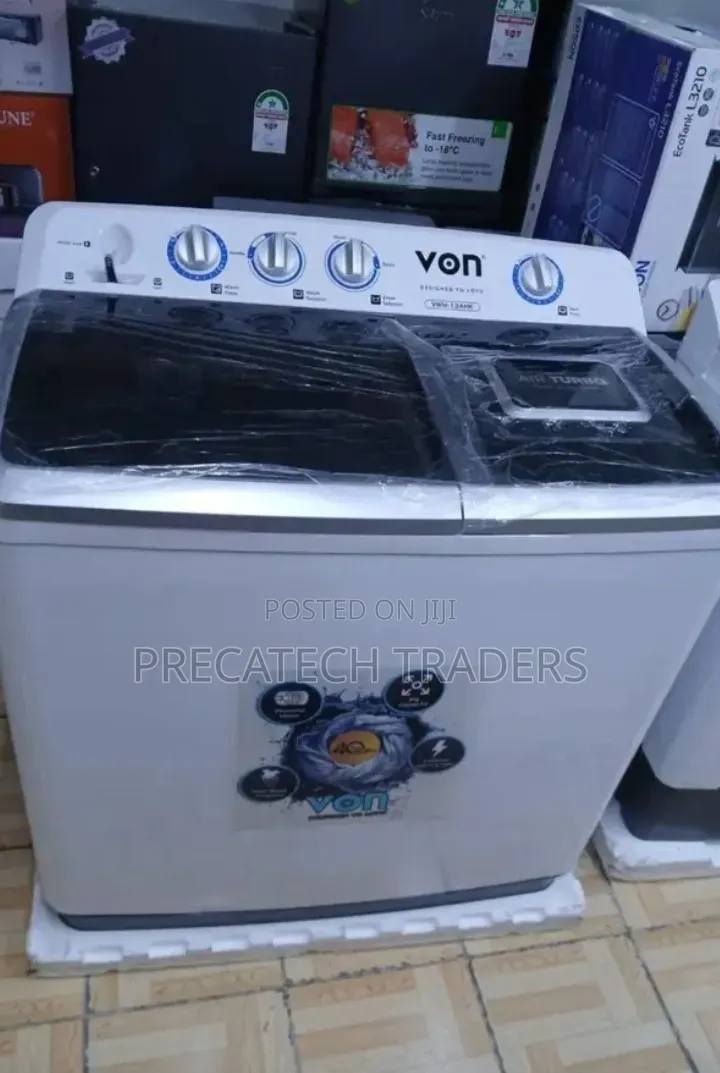Von 13KG Twin Tub Washing Machine – VWM-13AHK
