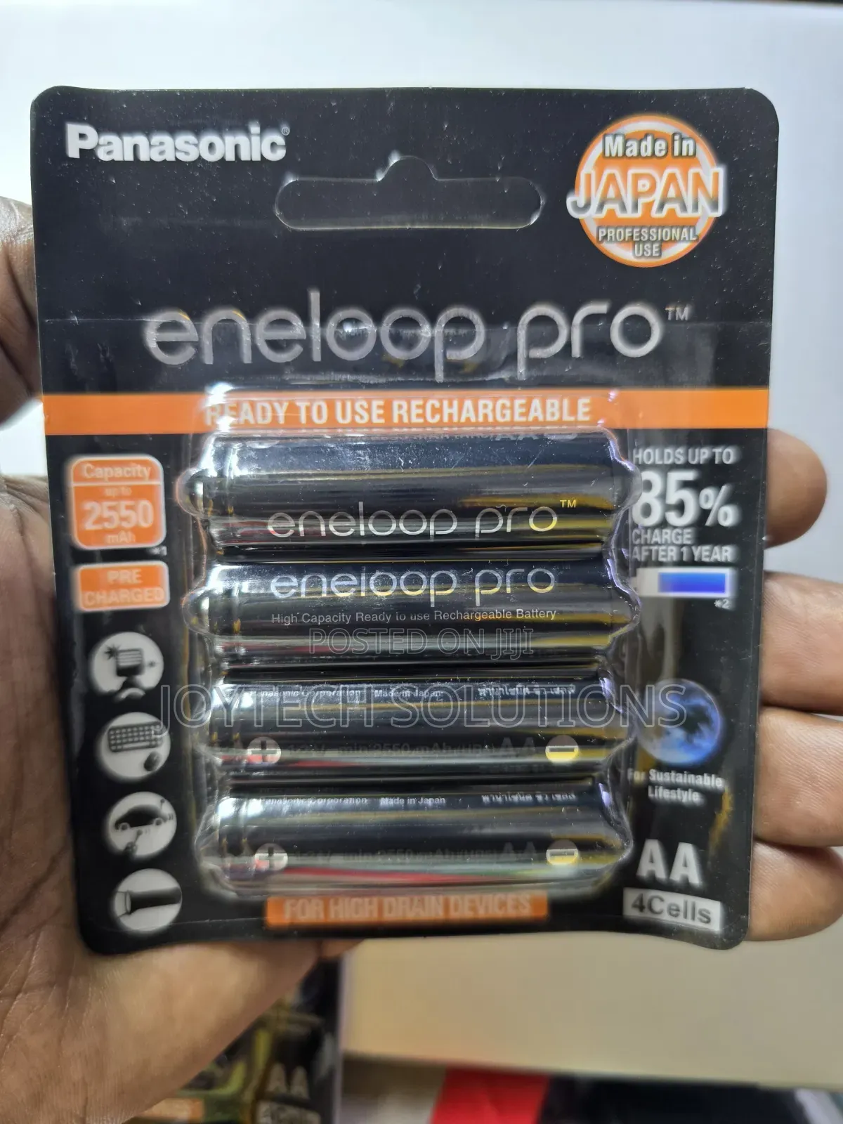 Panasonic Eneloop Pro AA 2550mAh Rechargeable Batteries – High Drain