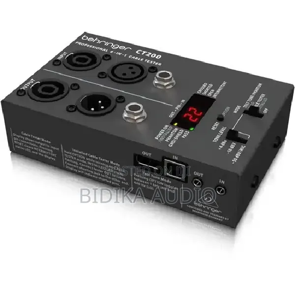 Behringer CT200 Microprocessor-Controlled 8-in-1 Cable Tester